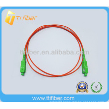 SC/APC, Singlemode, Orange color, LSZH, Fiber Patch Cord